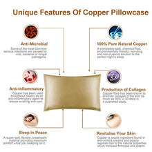 Load image into Gallery viewer, Copper Pillowcase | Copper Infused 
