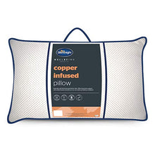 Load image into Gallery viewer, Copper Infused Beauty Anti-Bacterial Pillow | Silentnight Wellbeing Collection | White, 71 x 47.6 x 17.7 cm
