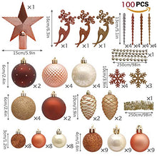 Load image into Gallery viewer, 100 Pcs Copper Christmas Tree Decorations

