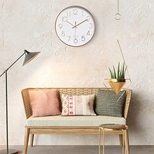 Load image into Gallery viewer, Black &amp; Copper Rose-Gold Wall Clock
