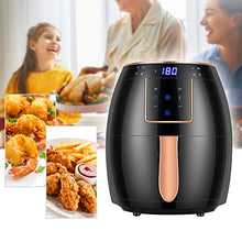 Load image into Gallery viewer, Copper &amp; Black Air Fryer | Andoer | 5.5L | 1300W 
