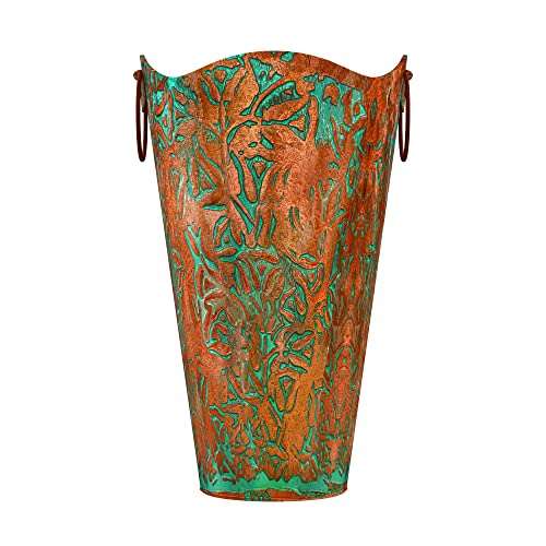 Handmade Large Floor Vase | Copper Gold | 30 cm 