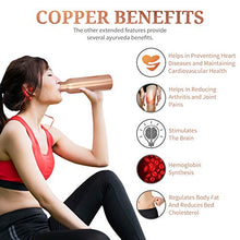 Load image into Gallery viewer, Health Beneficial Copper Water Bottle  
