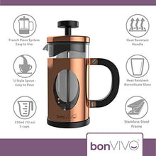 Load image into Gallery viewer, Copper Coffee Maker Cafetiere | bonVIVO 
