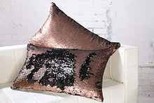 Load image into Gallery viewer, Copper Cushion Covers With Sequins 
