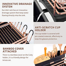 Load image into Gallery viewer, Stylish &amp; Modern Copper/ Black Dish Drainer 
