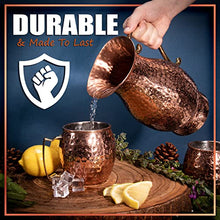Load image into Gallery viewer, Copper Pitcher Jug | Water Jug 
