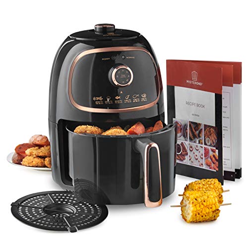 MisterChef® Air Fryer | Black & Copper | 1000 W | 2.0 Litre