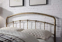 Load image into Gallery viewer, Double Antique Brass Bed Frame | Metal 
