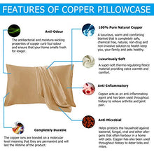 Load image into Gallery viewer, Copper Pillowcase | Anti-Bacterial Properties

