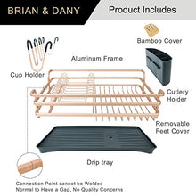 Load image into Gallery viewer, Copper &amp; Black Dish Drainer 
