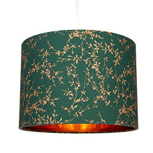 Load image into Gallery viewer, Green &amp; Copper Lamp Shade | 25 cm Diameter 
