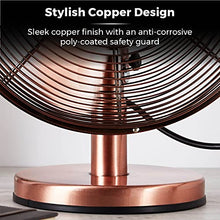 Load image into Gallery viewer, Stylish Copper Metal Fan
