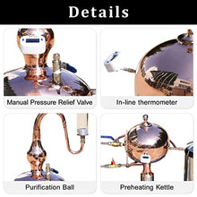 Load image into Gallery viewer, Home Brew Wine Making Kit | Copper Alembic Moonshine Still Distiller | 3L
