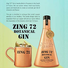 Load image into Gallery viewer, Zing 72 Botanical Gin - Award Winning Lightly Flavoured Gin - Gin Gifts - Make Delicious Gin Cocktails - 40% ABV - 70cl - Limited Edition Bottle
