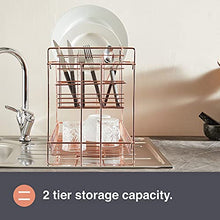 Load image into Gallery viewer, Stylish Modern Copper Dish Drying Rack For Draining Board  
