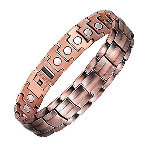 Jeracol | Copper Magnetic Bracelet For Men | Soild Copper | Gift Box 