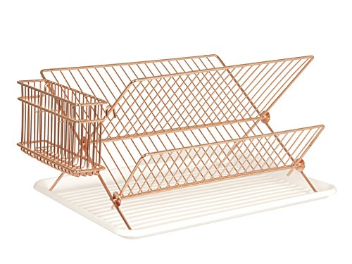 Copper Dish Rack | Drying Drainer & Drip Tray