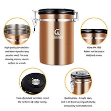 Load image into Gallery viewer, Copper Coffee Canister Storage Jar
