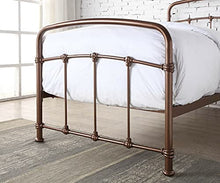 Load image into Gallery viewer, Copper Antique, Rose- Gold Single Bed Frame
