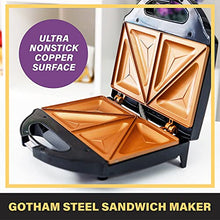 Load image into Gallery viewer, Copper Sandwich Toaster Maker | Gotham Steel 
