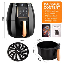 Load image into Gallery viewer, Copper &amp; Black Air Fryer | Yensong | 5.5L 
