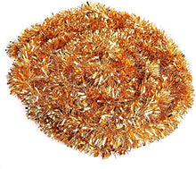 Load image into Gallery viewer, 10 Metres Copper Coloured Tinsel | Thick Metallic Chunky 
