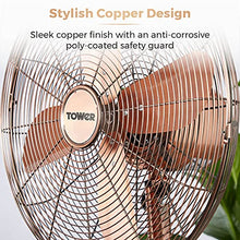 Load image into Gallery viewer, Stylish Copper Design Fan 
