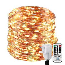 Load image into Gallery viewer, Copper Wire Fairy Lights | Plug In | 200 LED Warm White Christmas Tree Lights | Indoor/Outdoor
