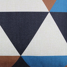 Load image into Gallery viewer, Geometric Cushion Cover | Triangular Patterns | Copper 
