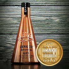 Load image into Gallery viewer, Zing 72 Botanical Gin - Award Winning Lightly Flavoured Gin - Gin Gifts - Make Delicious Gin Cocktails - 40% ABV - 70cl - Limited Edition Bottle
