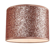 Load image into Gallery viewer, Glittery Copper Fabric Lamp Shade | Pendant Shade | 25cm Wide | Happy Homewares

