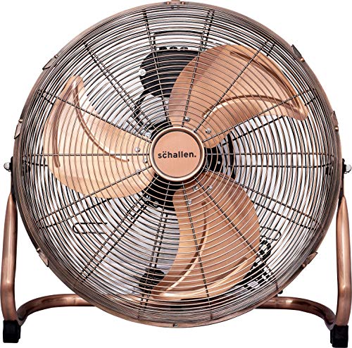 Schallen | Copper | Adjustable Floor Fan | 3 Speed Settings (18