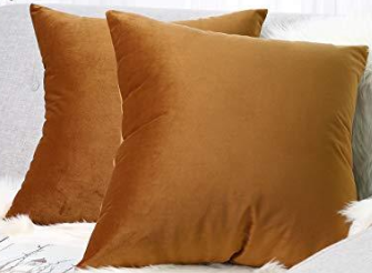 Pack Of 2 Copper Cushions | 45 x 45 cm